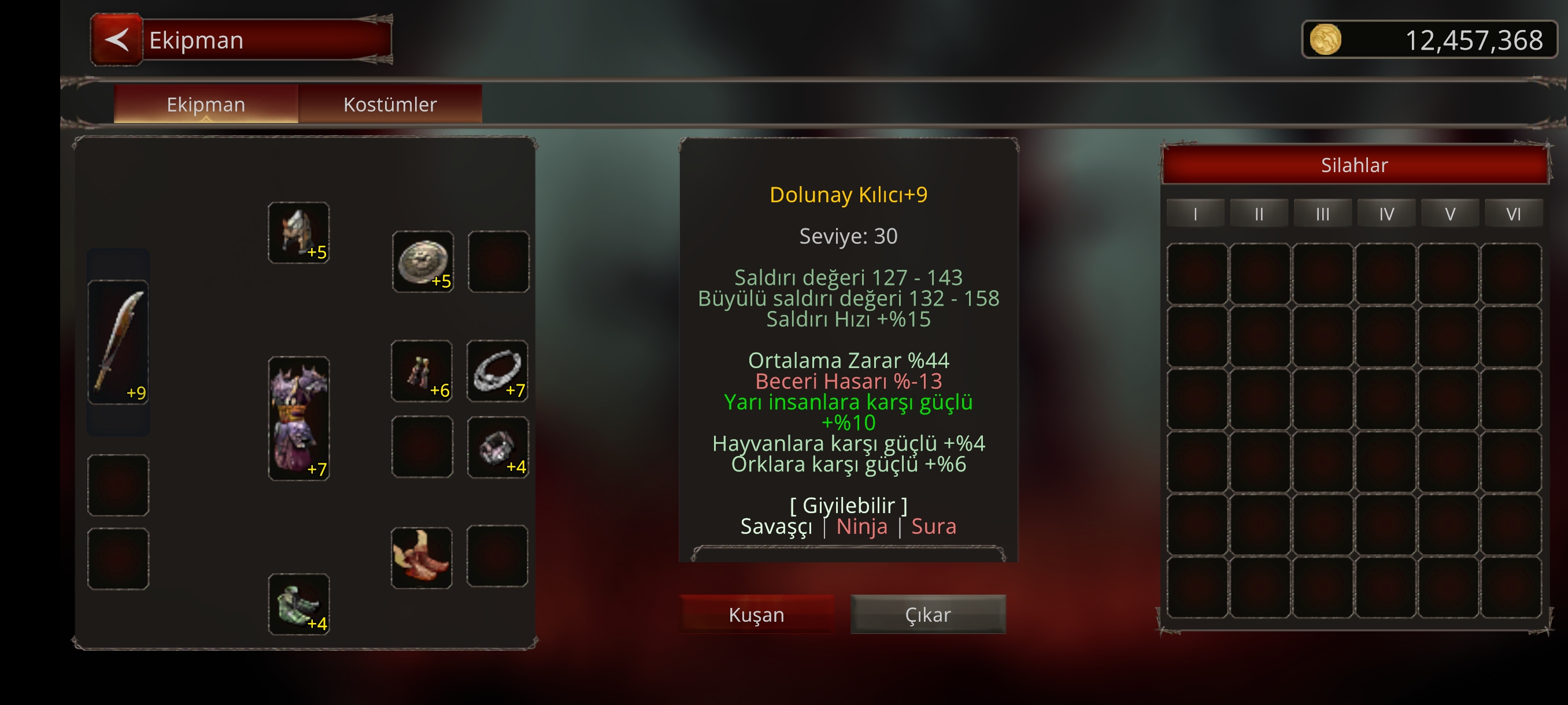 52 lvl savaşçı 