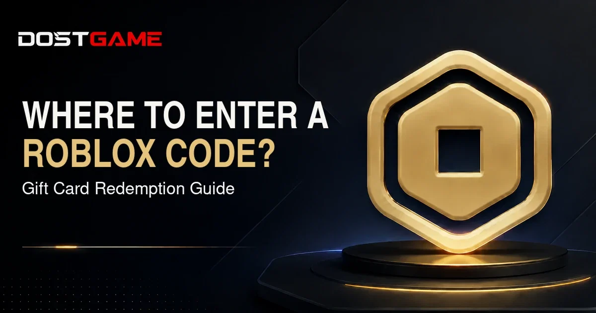 How to Redeem a Roblox Gift Card and Where to Enter the Code