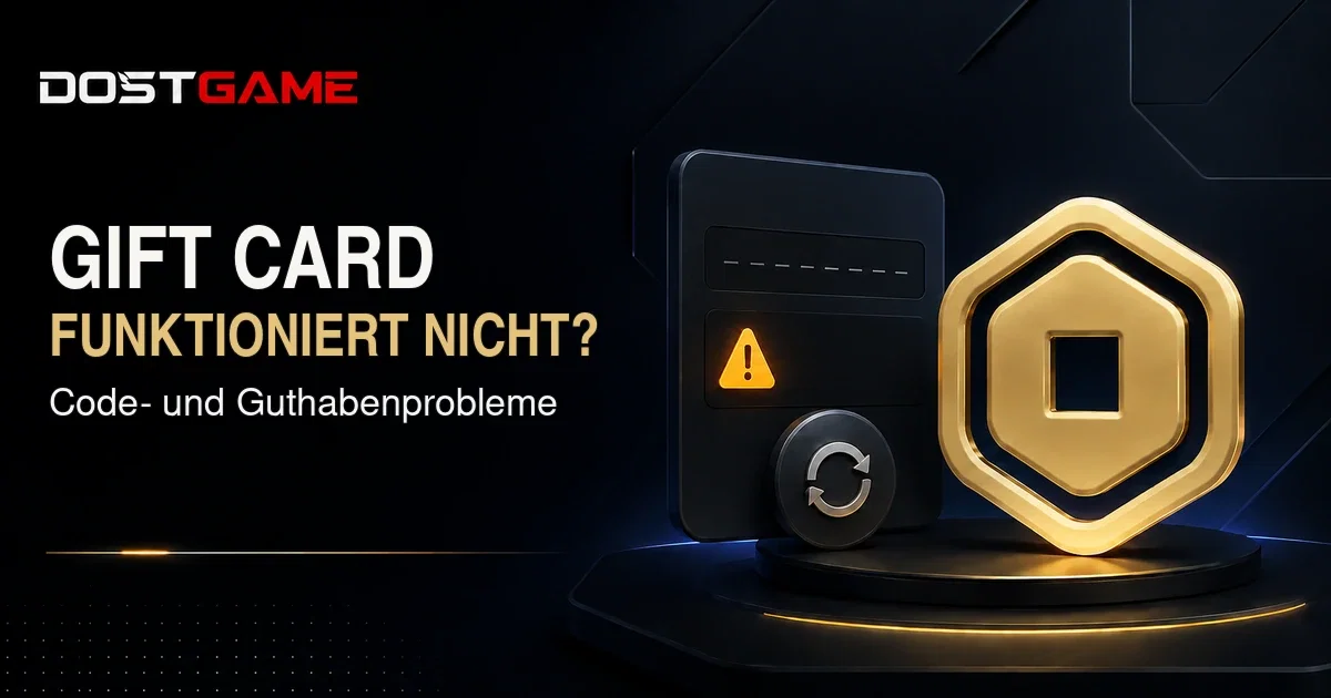 Roblox Geschenkkarte funktioniert nicht: Ungültiger Code und Guthabenprobleme