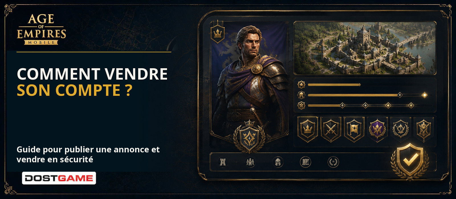 Comment vendre un compte Age of Empires Mobile ?