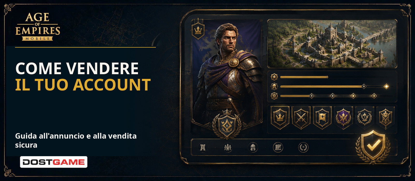 Come vendere un account Age of Empires Mobile