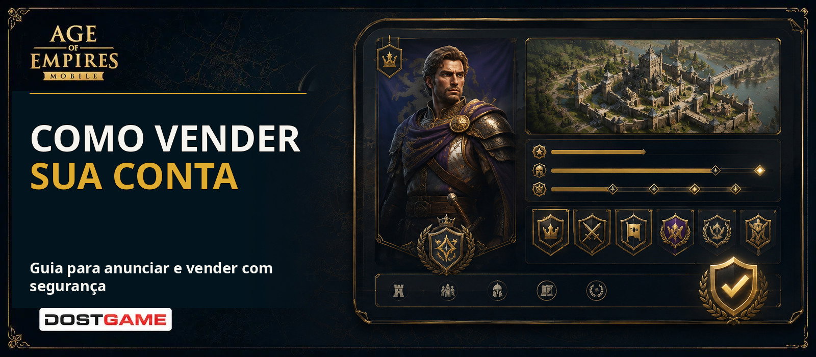 Como vender uma conta de Age of Empires Mobile