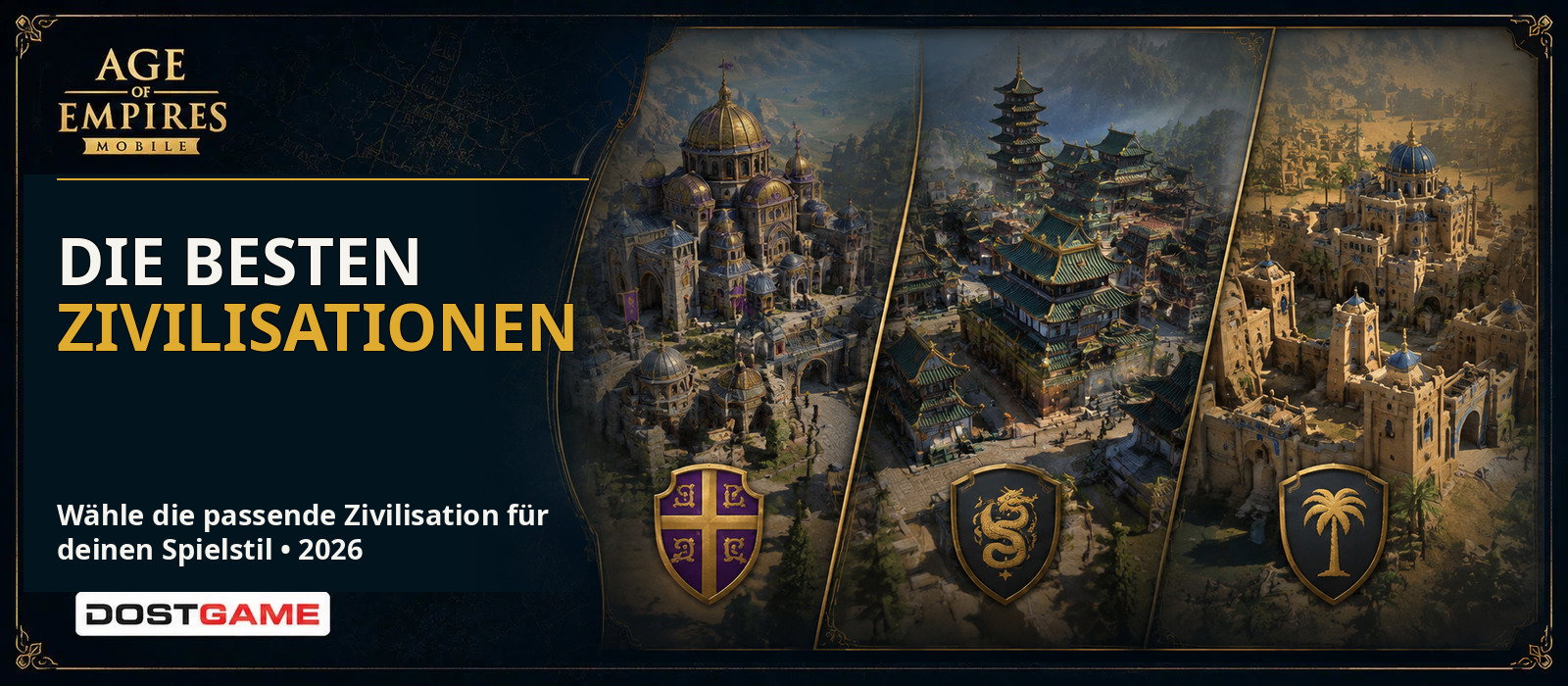 Die besten Zivilisationen in Age of Empires Mobile 2026