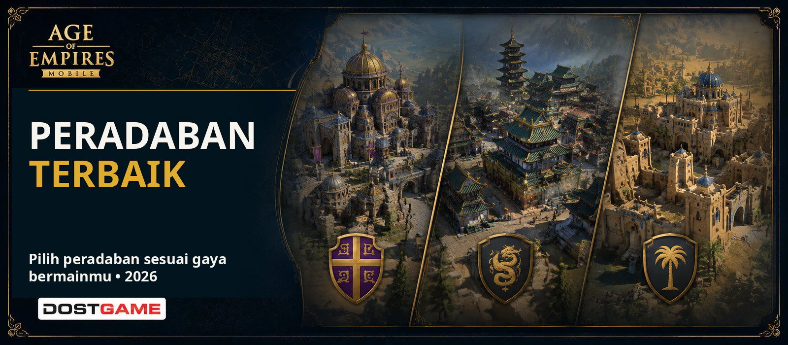 Civilization Terbaik di Age of Empires Mobile 2026