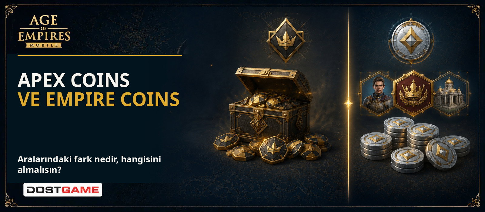 Age of Empires Mobile Doruk Parası ve İmparatorluk Parası Farkı