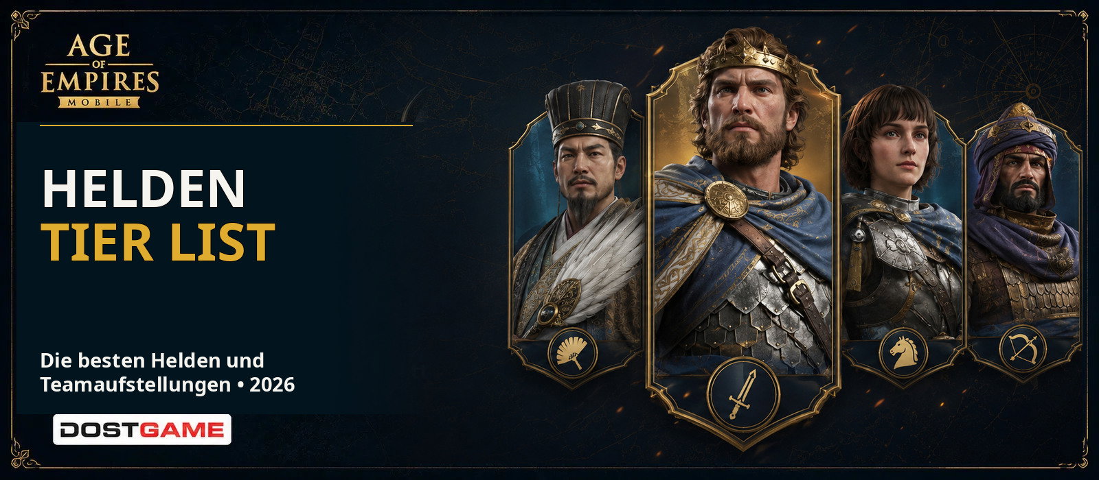 Age of Empires Mobile Helden-Tier-List & Teams 2026