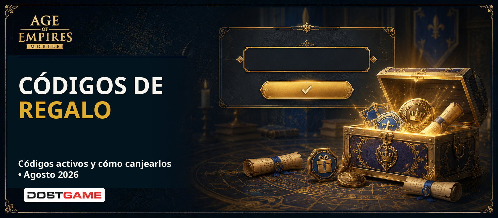 Códigos de Age of Empires Mobile – agosto de 2026