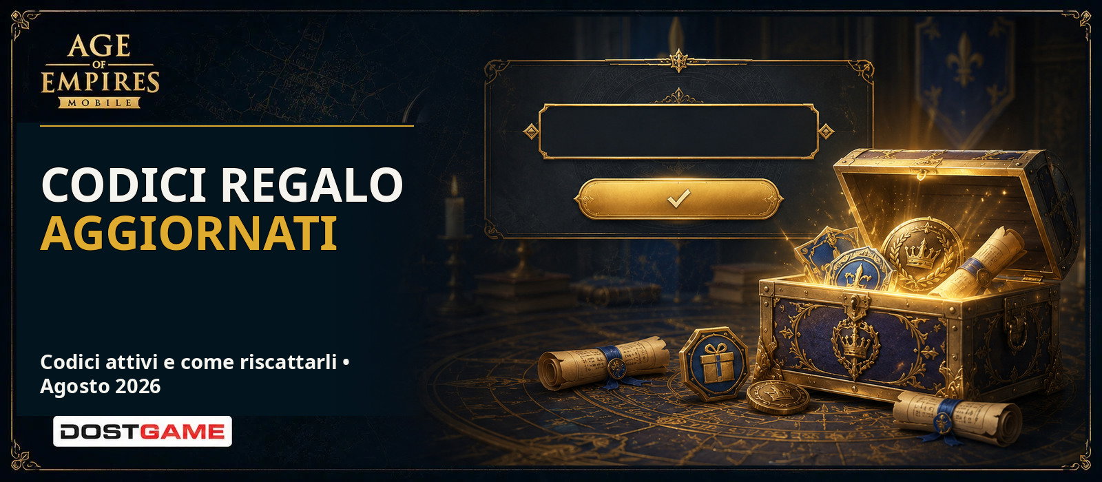 Codici Age of Empires Mobile – agosto 2026