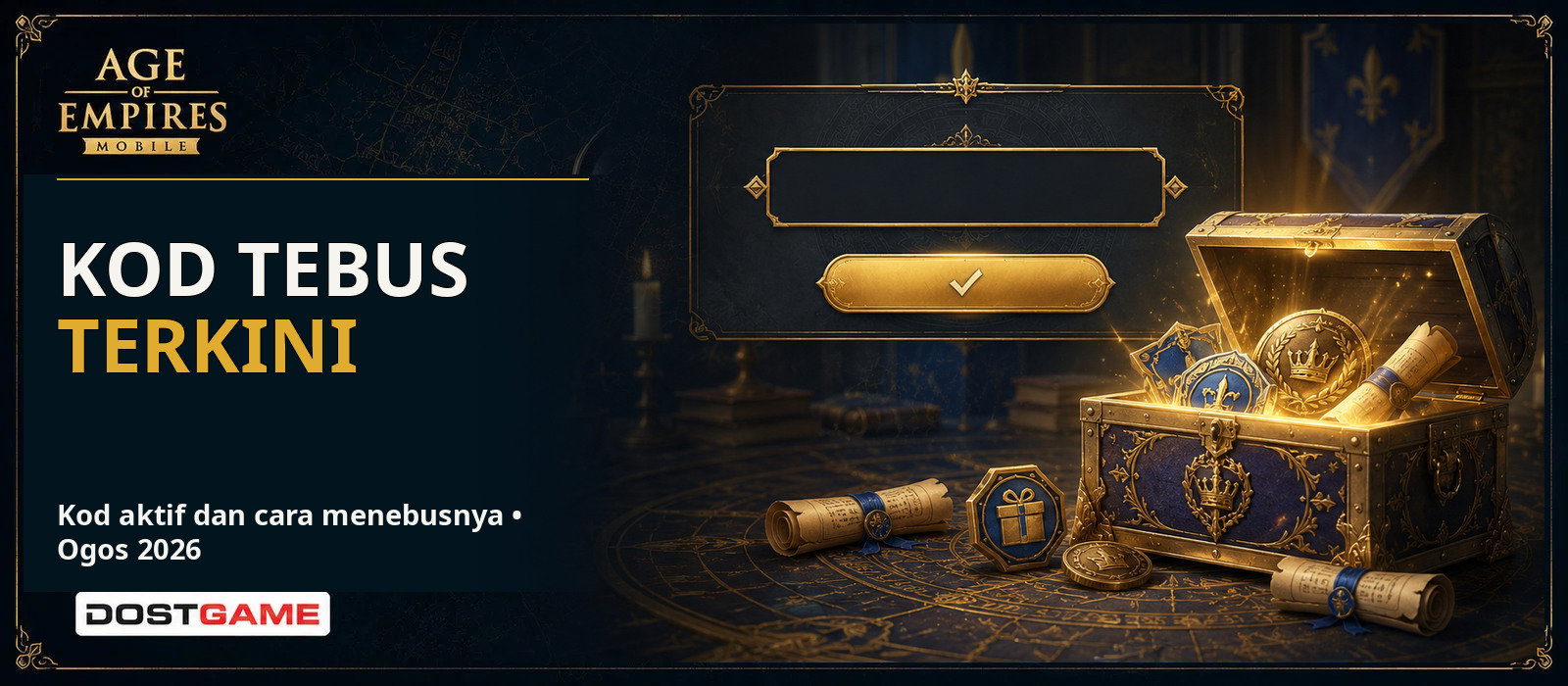 Kod Age of Empires Mobile Terkini – Ogos 2026