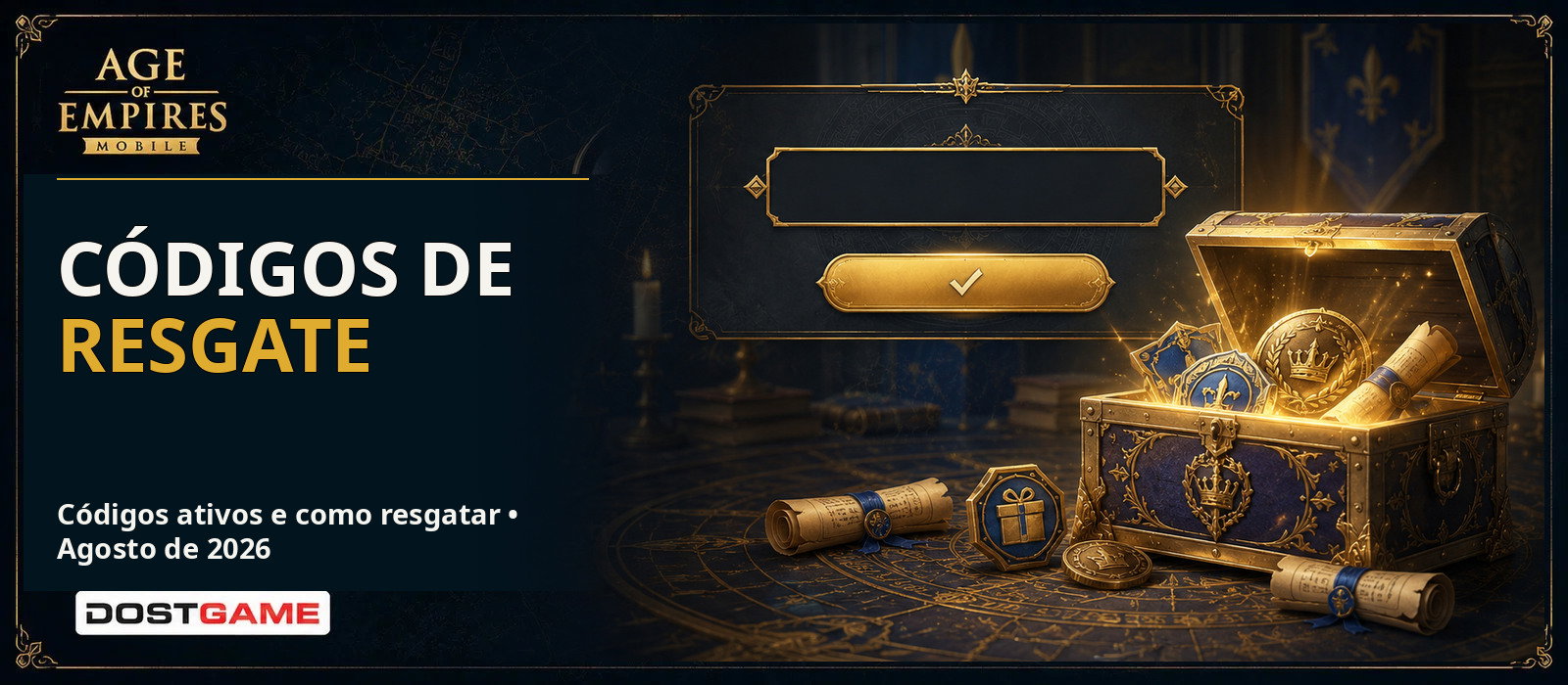 Códigos de Age of Empires Mobile – agosto de 2026