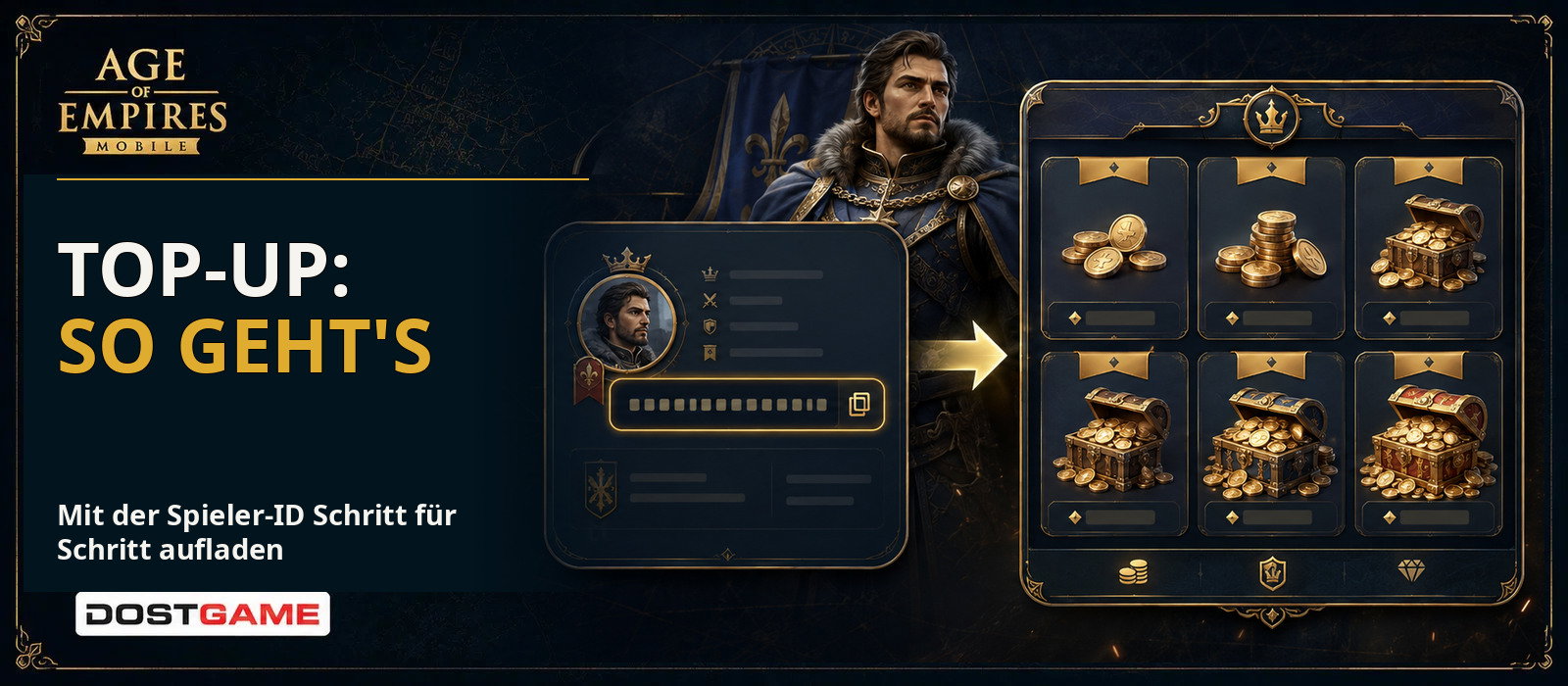 Age of Empires Mobile aufladen: Anleitung
