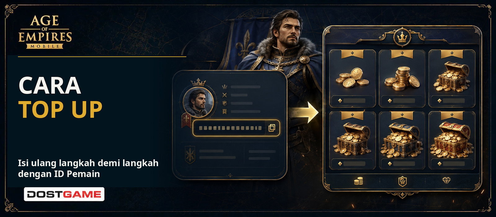 Cara Top Up Age of Empires Mobile