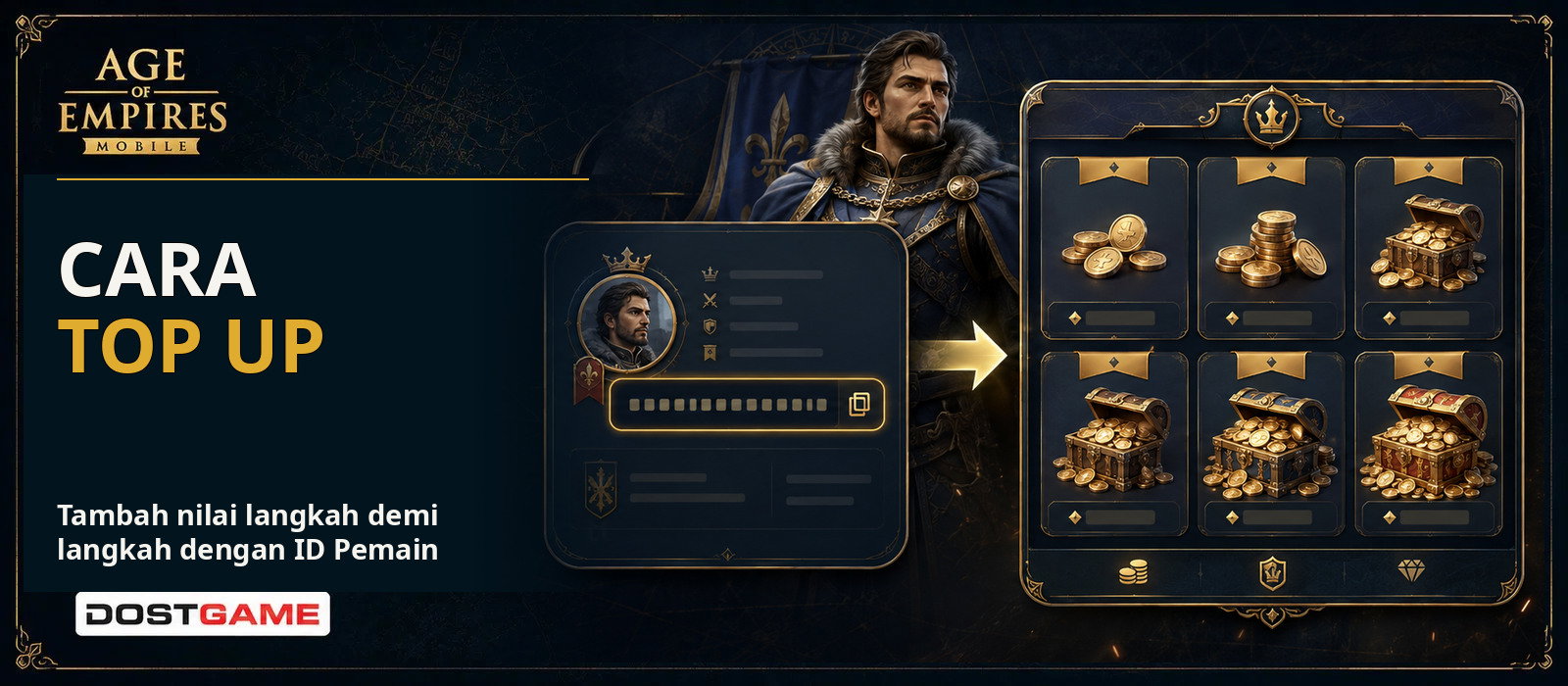 Cara Top Up Age of Empires Mobile