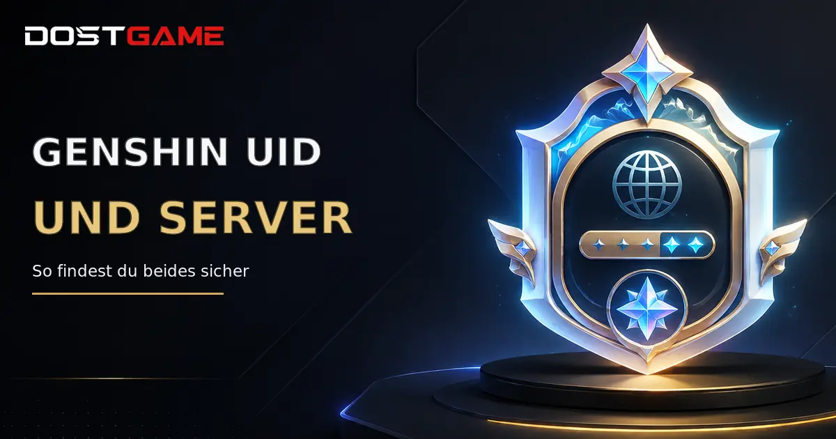 Genshin Impact UID und Server finden