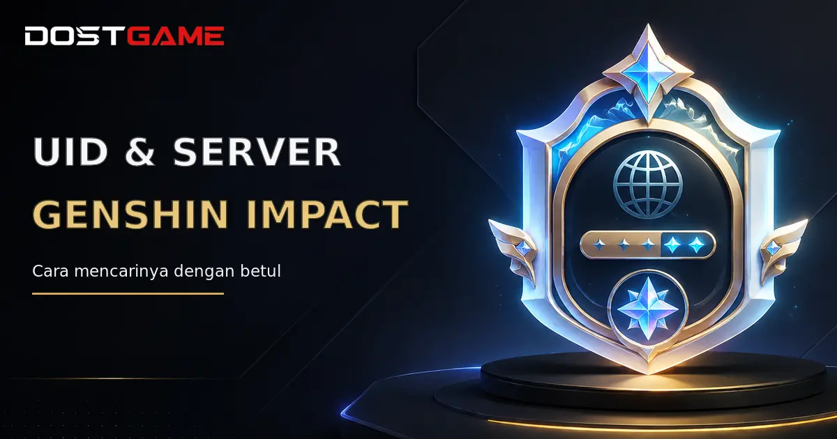 Cara Mencari UID dan Pelayan Genshin Impact