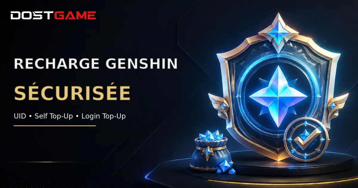 Recharge Genshin Impact sécurisée : UID, Self et Login Top-Up