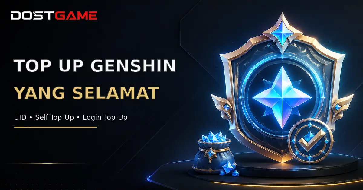 Top Up Genshin Impact Selamat: UID, Self dan Login Top-Up