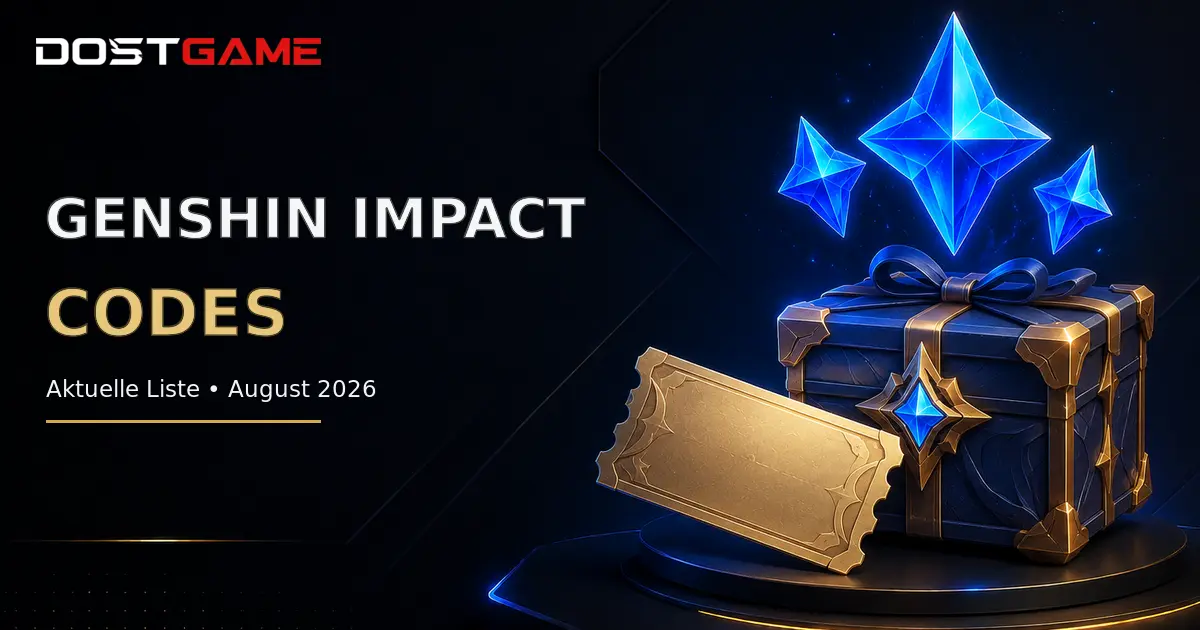 Genshin Impact Codes August 2026: Aktuelle Liste