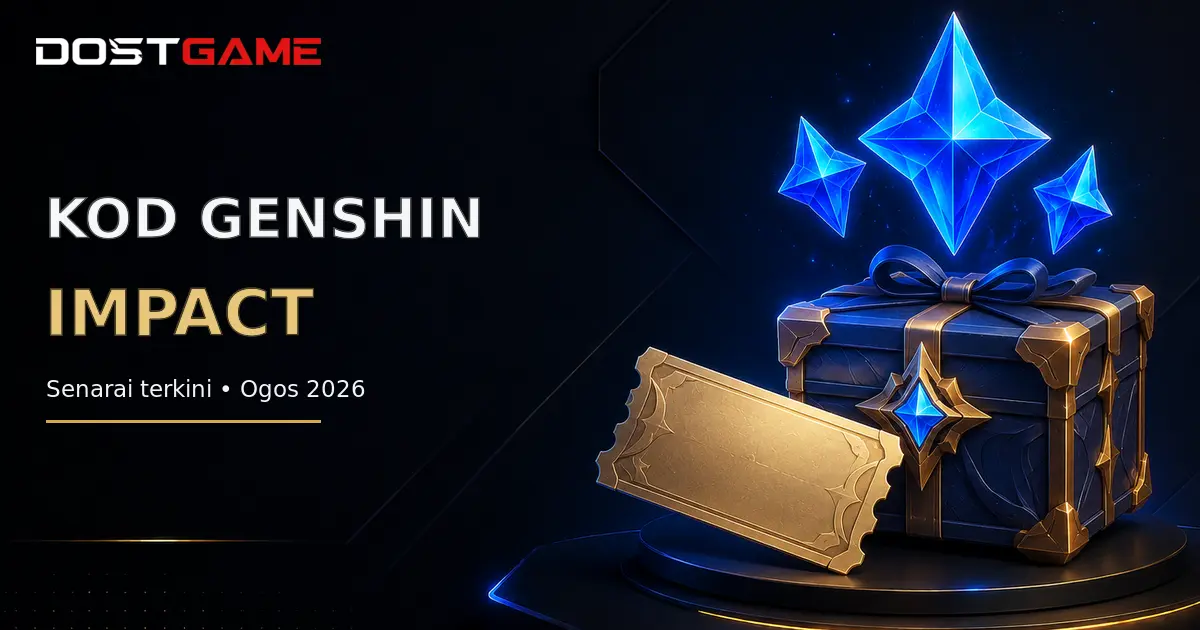 Kod Genshin Impact Ogos 2026: Senarai Terkini