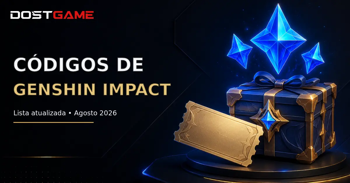 Códigos de Genshin Impact agosto de 2026: lista atual