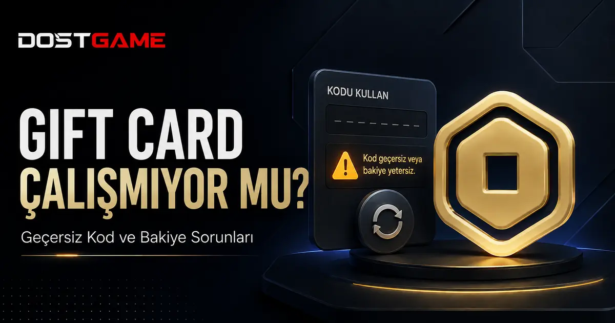 Kad Hadiah Roblox Tidak Berfungsi: Kod Invalid atau Digunakan