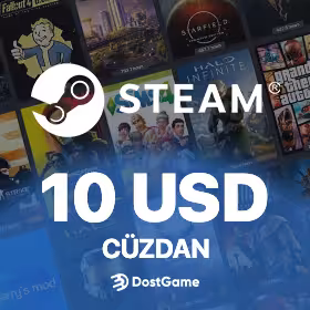 Steam Cüzdan 10 USD