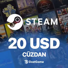 Steam Cüzdan 20 USD