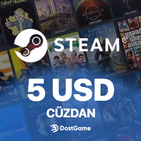 Steam Cüzdan 5 USD