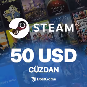 Steam Cüzdan 50 USD