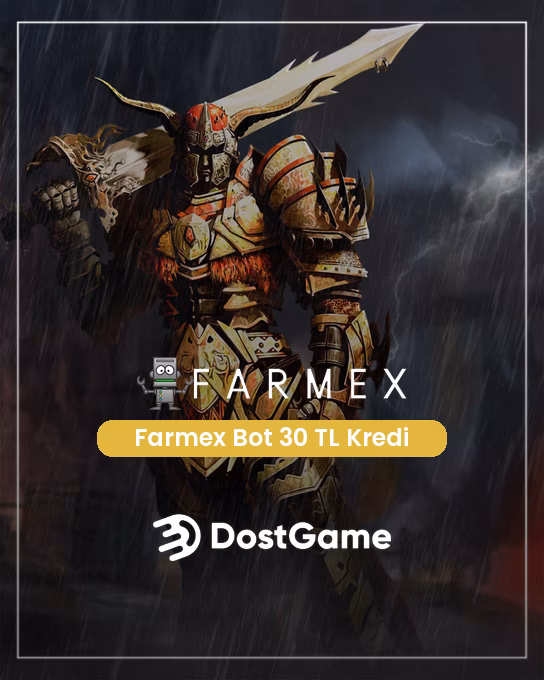 Farmex Bot 30 TL Kredi